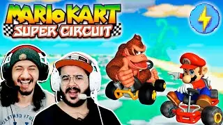 MARIO KART SUPER CIRCUIT Lightning Cup 2 Jogadores Gameplay