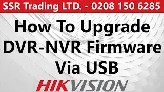 How To Upgrade Hikvision DVR NVR Latest Firmware Via USB Device Stick Hikvisions Recorder 2020 2021