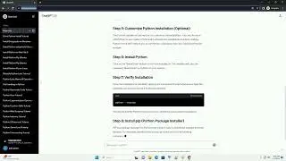 install python using cmd