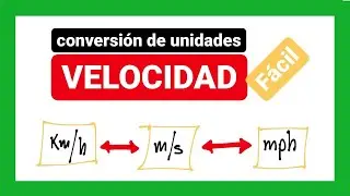 Conversión de velocidad | Convertir km/h a m/s 🔄 convertir m/s a km/h