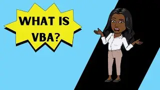 WHAT IS VBA?