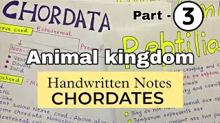 Animal kingdom Part - 3 | Chordates | NCERT | NEET 2025 