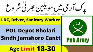 Pak army civilian jobs 2021 male female apply