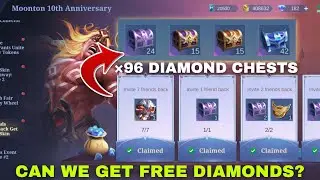 I OPENED ×96 DIAMOND CHESTS FROM FRIENDS CALLBACK EVENT! MOBILE LEGENDS BANG BANG