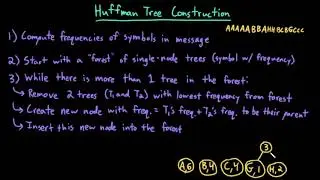 Advanced Data Structures: Huffman Tree Construction
