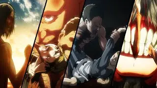 ТОП 5 САМЫХ ЖУТКИХ МОМЕНТОВ В АНИМЕ АТАКА ТИТАНОВ (60 FPS)