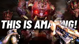 This DOOM VR game CAN be AWESOME... (with adjustments) // DOOM VFR Smooth Gameplay!