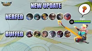 NEW UPDATE - GUSION NERF AGAIN, SHORTER FRANCO HOOK - PATCH NOTES ADVANCE SERVER MLBB