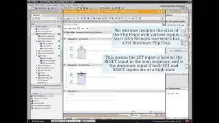 17: How to Use a Set/Reset Block (SR Flip Flop) in TIA Portal