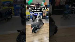 How To Open Fuel Lid & Boot Of Access 125 2025