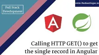 Angular and Spring MVC CRUD Tutorial - Call http get() to get single record - Part 21