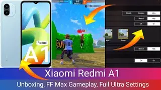 Xiaomi Redmi A1 Full Free Fire Gameplay Review Full Test