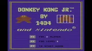 Donkey Kong Jr. (C64 by 1404) - Turkey in the Straw by Gary Davis