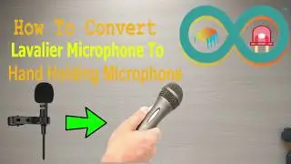 How to convert lavalier microphone to hand holding microphone