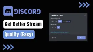 How To Get Better Stream Quality on Discord ! (Easy Fix)