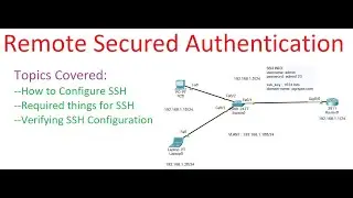 How to configure ssh in cisco packet tracer || [TAMIL]