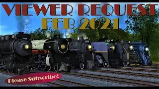 Train Race - USA Vs. Canada (Trainz)
