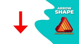 How to create Arrow shape in affinity publisher