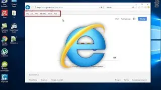 Missing Menu Bar in Internet Explorer - Fix