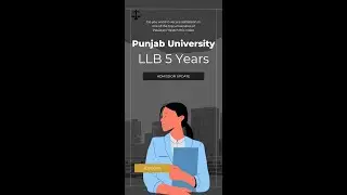 Punjab University Admissions || LLB 5 years || The Law Channel