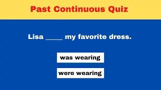 Past Continuous Quiz - Test Your English Grammar