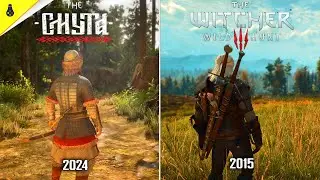 Smuta (Russian Witcher) vs The Witcher 3 - Details and Physics Comparison