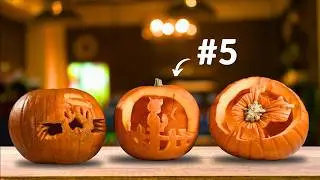 How to Carve Easy CAT Themed Halloween Pumpkins 🐈