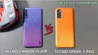 Tecno Spark 5 Pro Vs Tecno Camon 12 Air Speed Test Comparison