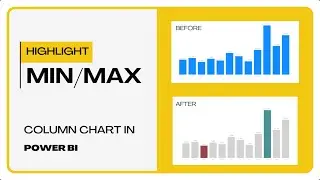 Highlight Max & Min Values in Power Bi Column Chart