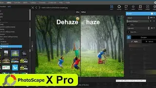 Best Photo Editing App Photoscape X pro Dehaze effect | How to Remove Photo Haze Effect