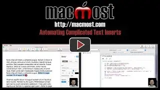 Automating Complicated Text Inserts (