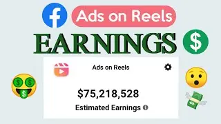 Facebook Ads on Reels huge earnings $75,218,528 #adsonreels #facebookearning #monetization