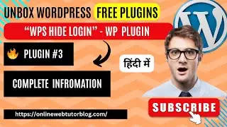 Hide WordPress Admin Login URL | Custom Admin Login URL | WPS Hide Login WordPress Plugin #wordpress