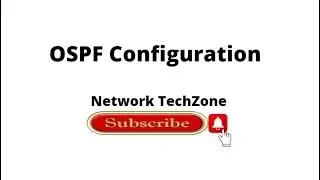 Configuration of OSPF