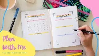 Plan With Me: May 2021 Minimalist Bullet Journal Set Up