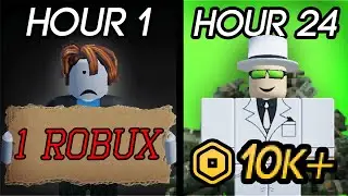 I Tried to Make $10,000 Robux in 24 Hours...