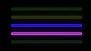 Neon Light Background Turning on - Royalty Free Footage