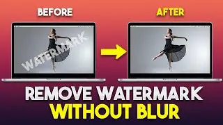 Remove Watermark from ANY Video [Without Blur]  | Video Watermark Remover