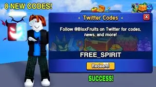 *NEW CODES* ALL WORKING CODES IN BLOX FRUITS 2024 AUGUST! ROBLOX BLOX FRUITS CODES SPIRIT