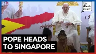 Pope Francis meets young people in East Timor before leaving for Singapore