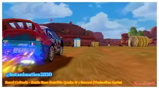 Cars 2 The Video Game | Raoul CaRoule - Battle Race (SQ & 7 Racers) | Timberline Sprint 2 Laps