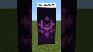 Cool 😎 banner design in Minecraft #shorts #banner #minecraft