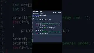 How to reverse the elements of an Array in c. 