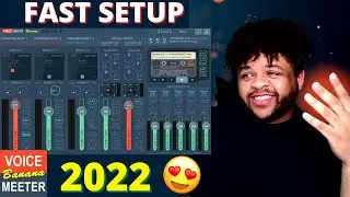 How to set up Voicemeeter Banana 2022 // how to set up voice meeter fast