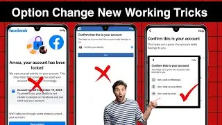 Facebook Your Account Has been locked  Lock Account me Option Kaise Change kare Working Trick 2024