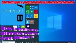 How to easily remove bloatware & onedrive from Windows 11,10 | delete pre-installed or unwanted apps