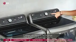 [LG Dryers] How To Run An Installation Heat Test On An LG Dryer