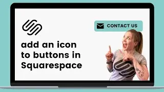 Add An Icon to a Button in Squarespace // Squarespace Tutorial - Button Icon