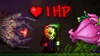 Calamity Terraria with 1 HP makes me wanna die