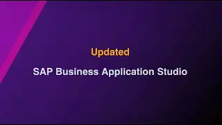 SAP Business Application Studio - now powered by Code-OSS